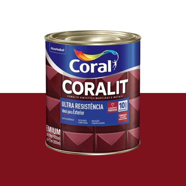 CORALIT ULTRA VERMELHO GOYA ALTO BRILHO 0,9L