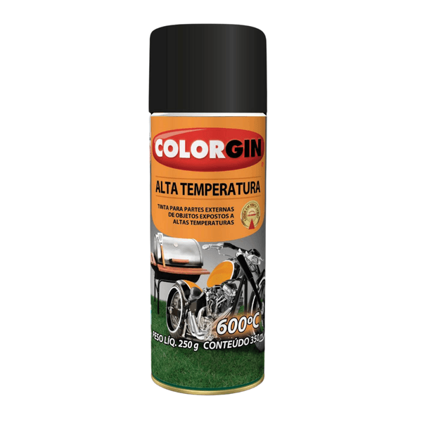 COLORGIN SPRAY ALTA TEMPERATURA PRETO