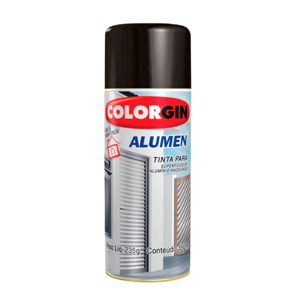 COLORGIN SPRAY ALUMEN PRETO FOSCO
