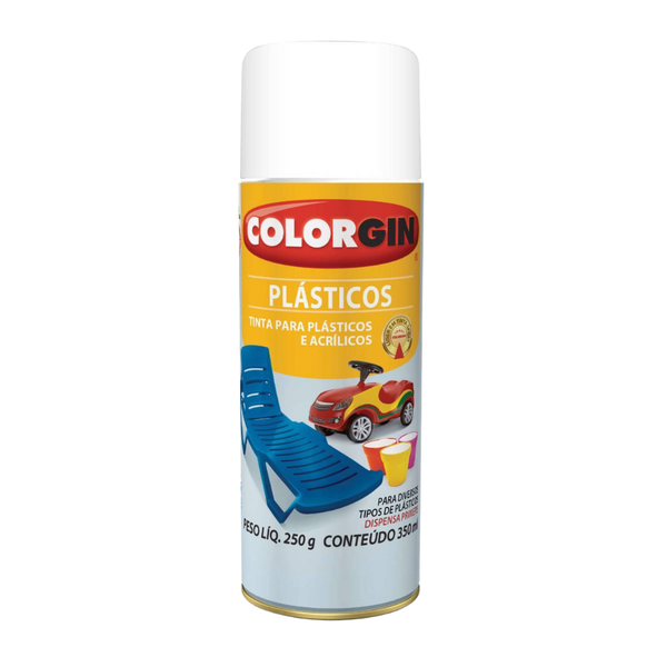 COLORGIN SPRAY PLASTICO FOSCO BRANCO