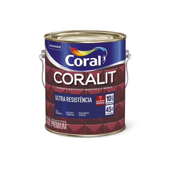 ESMALTE CORALIT ULTRA TRANSPARENTE ALTO BRILHO 3,6L