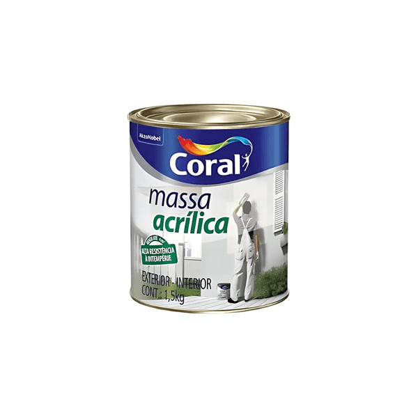 MASSA ACRILICA CORAL 1,5KG
