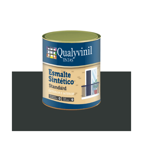 QUALYVINIL ESM BRIL STANDARD PRETO 0,9L