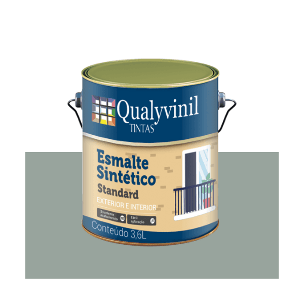 QUALYVINIL ESM BRIL STANDARD CINZA MEDIO 3,6L