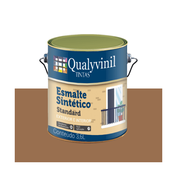 QUALYVINIL ESM BRIL STANDARD MARROM CONHAQUE 3,6L
