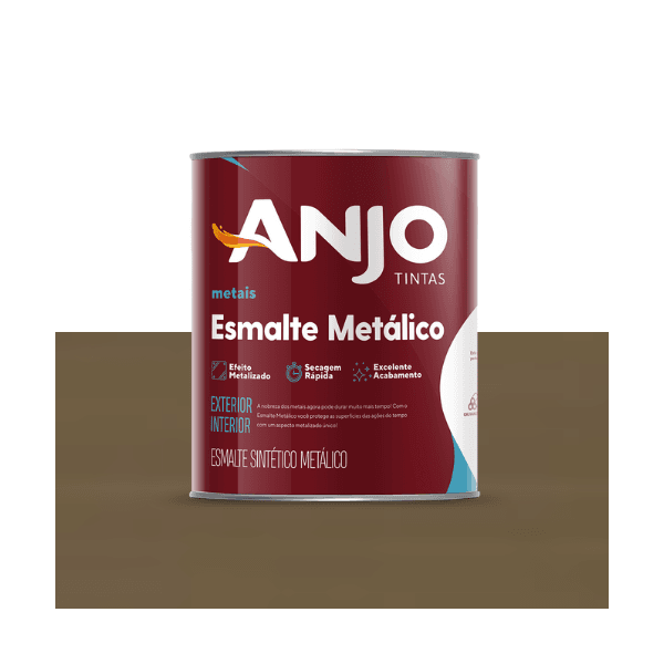 ANJO ESMALTE METALICO OURO ANTIGO 0,9L