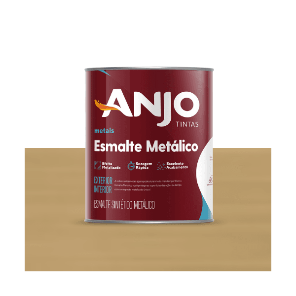 ANJO ESMALTE METALICO AMARELO OURO 0,9L