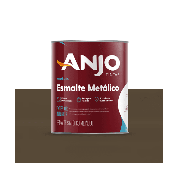 ANJO ESMALTE METALICO MARROM BRONZE 0,9L