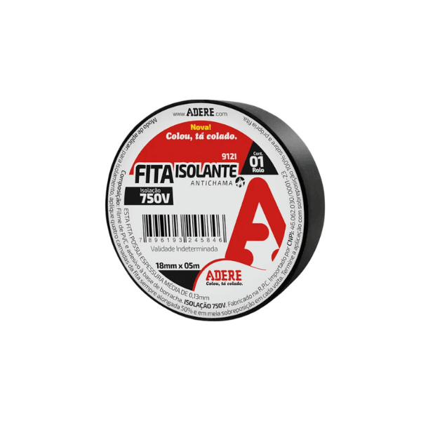 FITA ISOLANTE ADERE 18MM X 5M