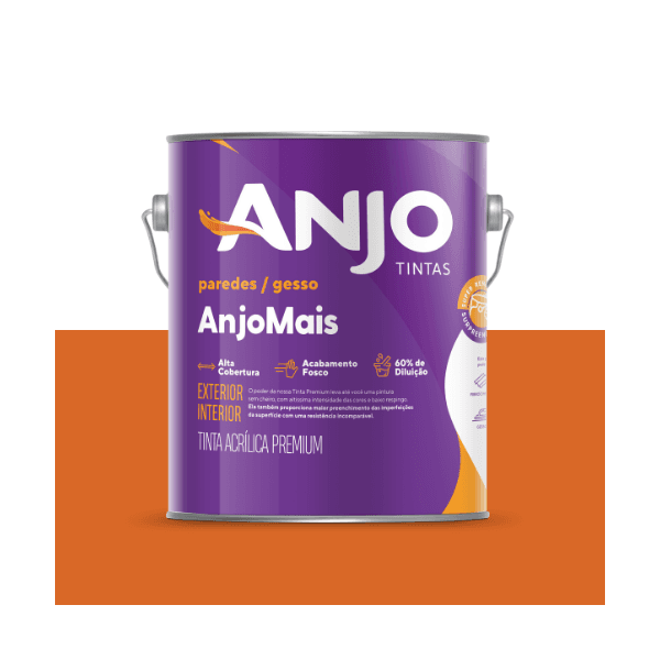 ANJO+ TANGERINA ACRIL FOSCA PREMIUM 3,6L