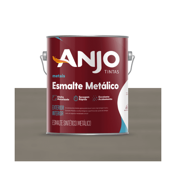ANJO ESMALTE METALICO CINZA GRAFITE 3,6L