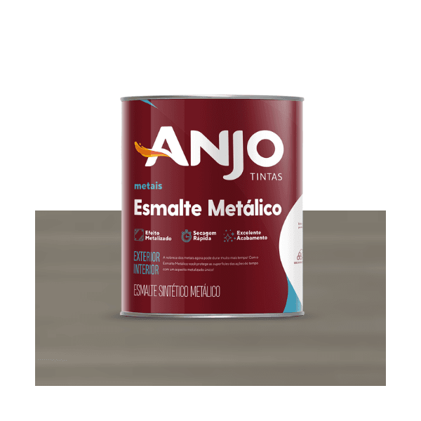 ANJO ESMALTE METALICO CINZA GRAFITE 0,9L
