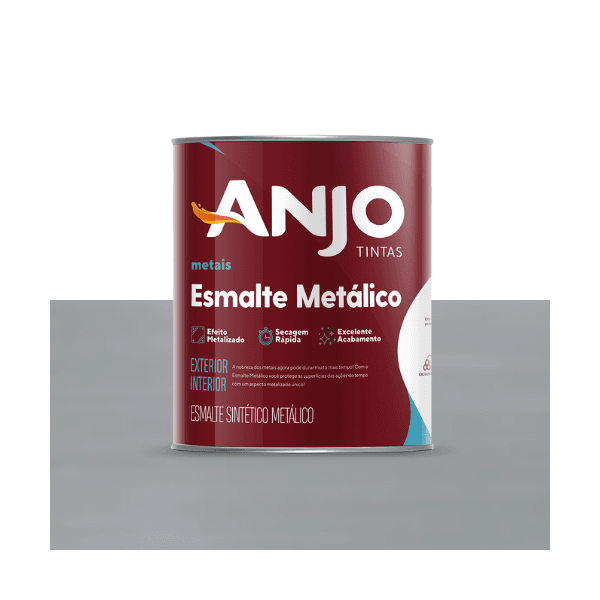 ANJO ESMALTE METALICO ALUMINIO OPALESCENTE 0,9L