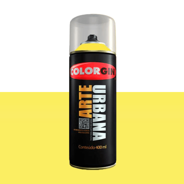 COLORGIN SPRAY ARTE URBANA AMARELO LIMAO