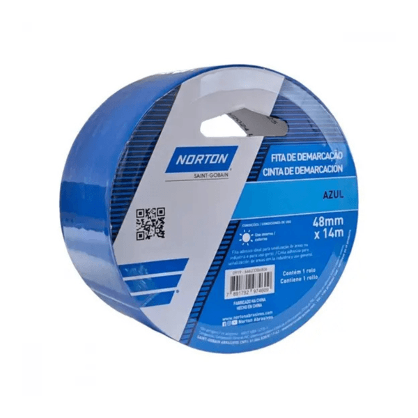 FITA DEMARCACAO SOLO AZUL 48MM X 14M NORTON