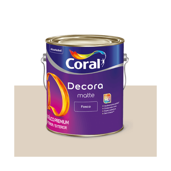 DECORA MATTE PALHA 3,6L