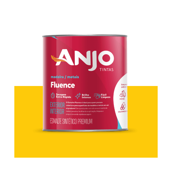 ANJO ESMALTE FLUENCE AMARELO BR 0,9L