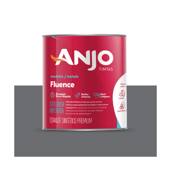 ANJO ESMALTE FLUENCE CINZA ESCURO BR 0,9L