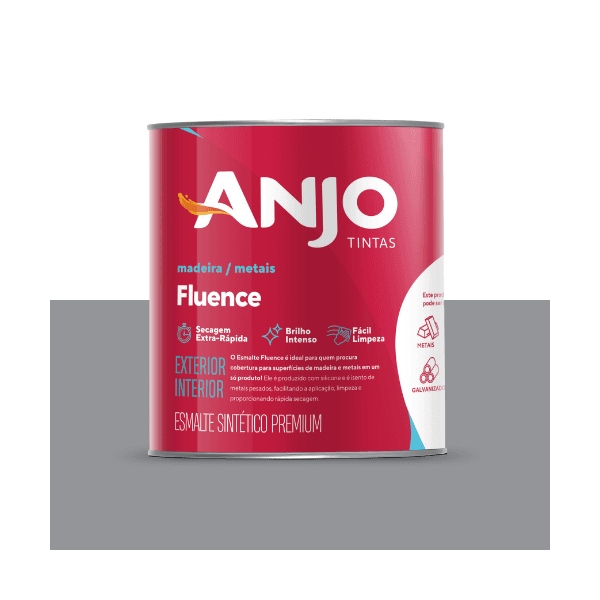 ANJO ESMALTE FLUENCE CINZA MEDIO BR 0,9L