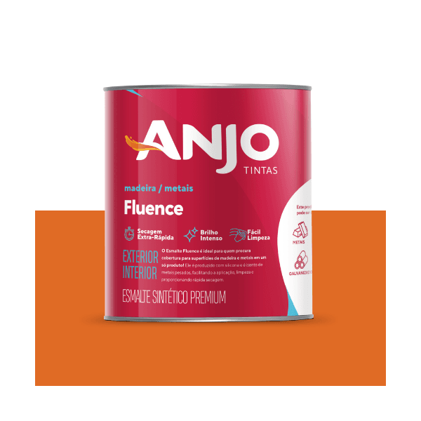 ANJO ESMALTE FLUENCE LARANJA BR 0,9L