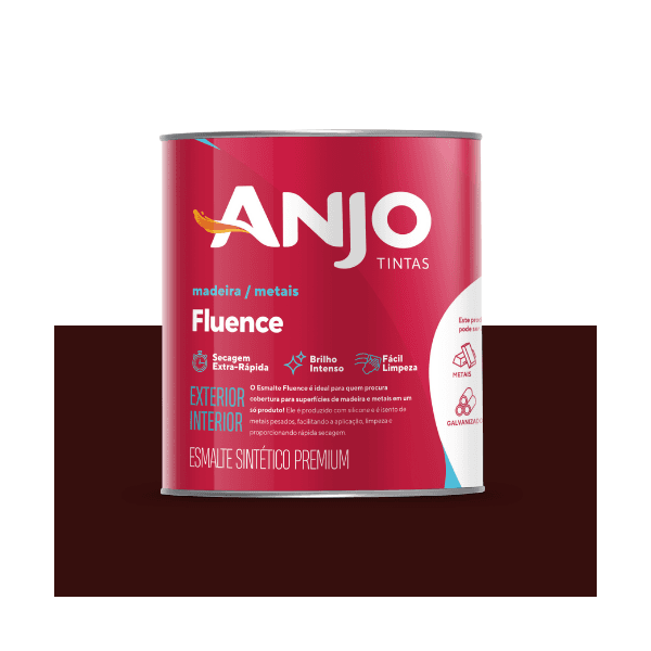 ANJO ESMALTE FLUENCE MARROM BARROCO BR 0,9L