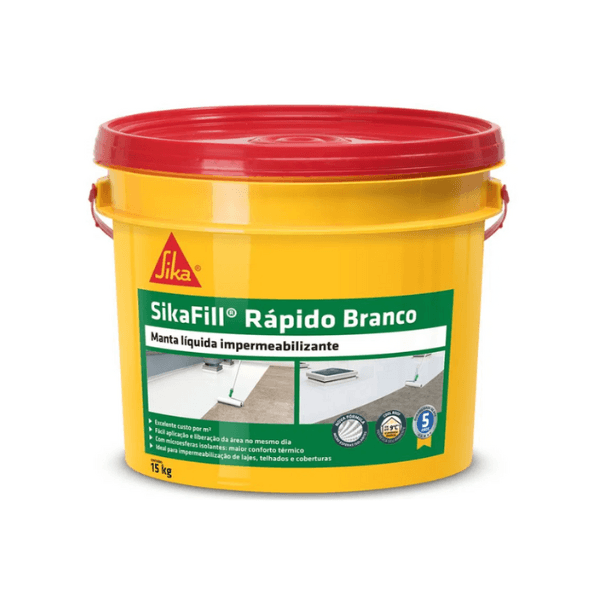 SIKAFILL RAPIDO BRANCO BALDE 15KG