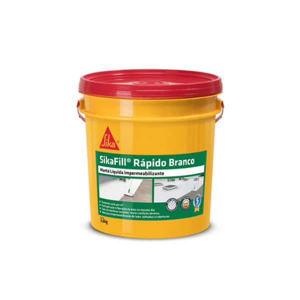 SIKAFILL RAPIDO BRANCO BALDE 3,6KG