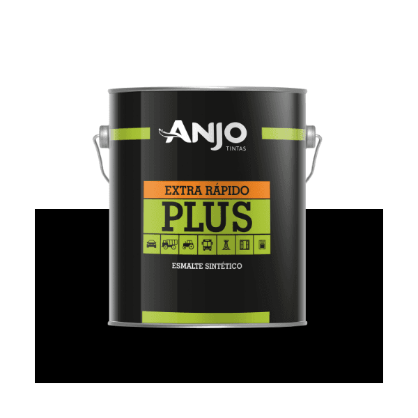 ANJO SINTETICO PLUS PRETO FOSCO 3,6L