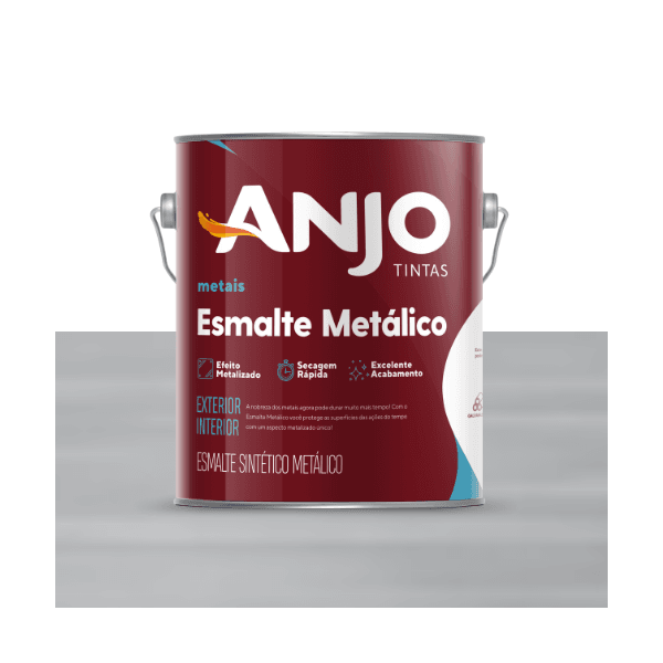 ANJO ESMALTE METALICO PRATA LUNAR 3,6L