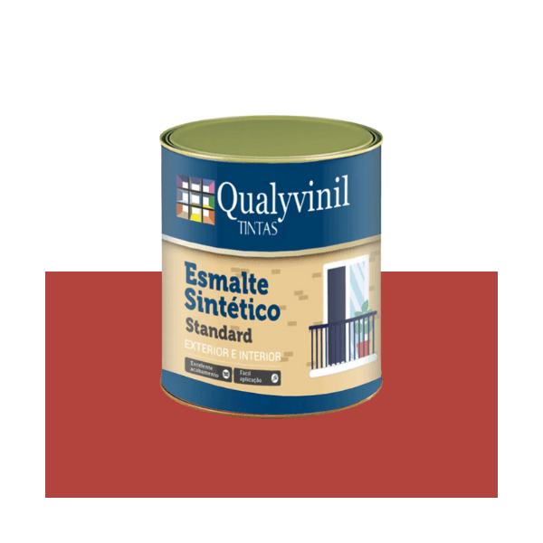 QUALYVINIL ESM BRIL STANDARD VERMELHO 0,9L