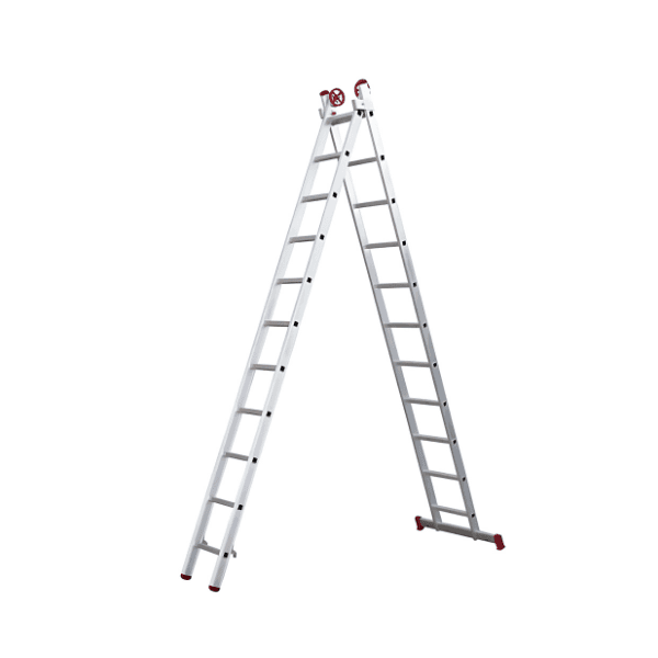ESCADA EXTENSIVA ALUMINIO 11X2 DEGRAUS BOTAFOGO ESC0620