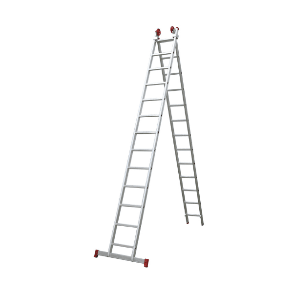 ESCADA EXTENSIVA ALUMINIO 13X2 DEGRAUS BOTAFOGO ESC0622