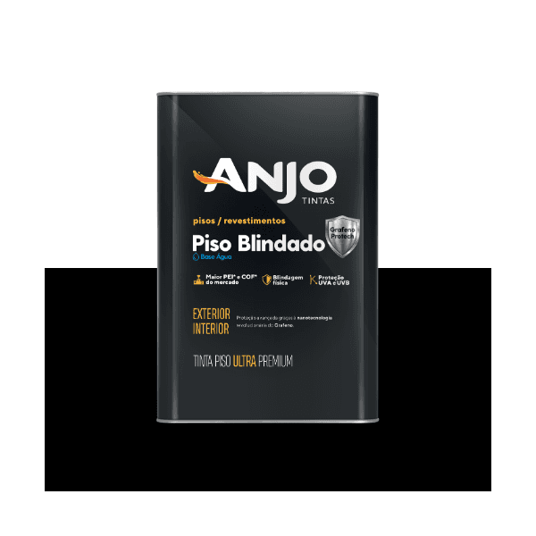ANJO PISO. BLINDADO PRETO 16L