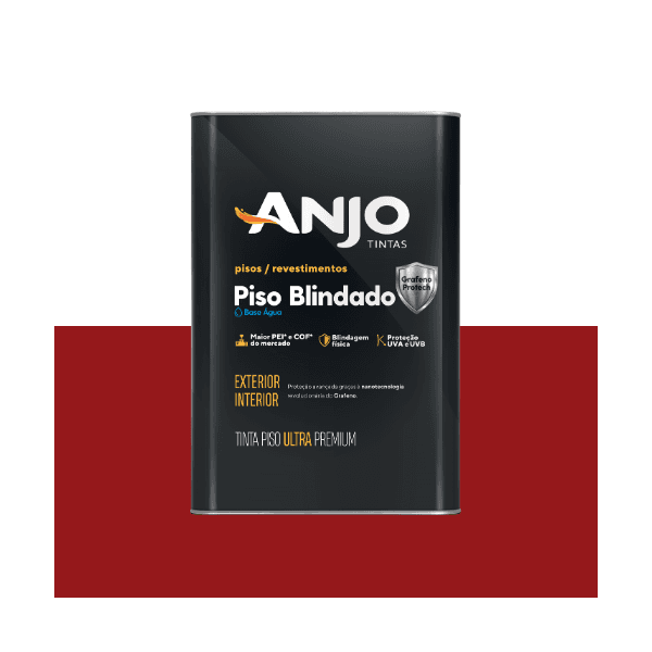 ANJO PISO. BLINDADO VERMELHO SEGURANCA 16L