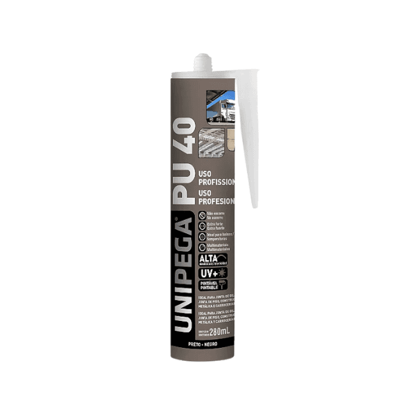 SELANTE PU 40 PRETO 280ML UNIPEGA