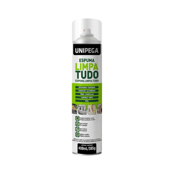 ESPUMA LIMPA TUDO 400ML/385G UNIPEGA