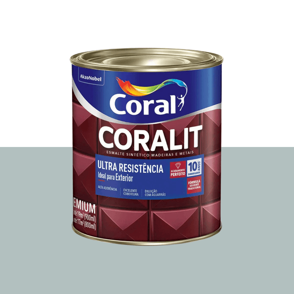 CORALIT ULTRA CINZA MEDIO ALTO BRILHO 0,9L