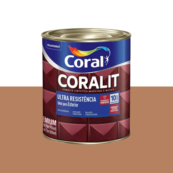 CORALIT ULTRA MARROM CONHAQUE ALTO BRILHO 0,9L
