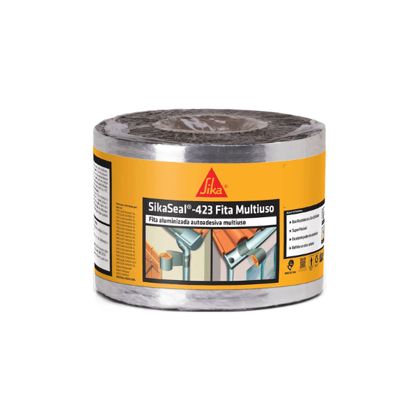 FITA ALUMINIO SIKASEAL-423 10CM X 10M
