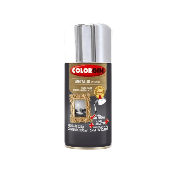 COLORGIN SPRAY METALLIK CROMADO 190ML
