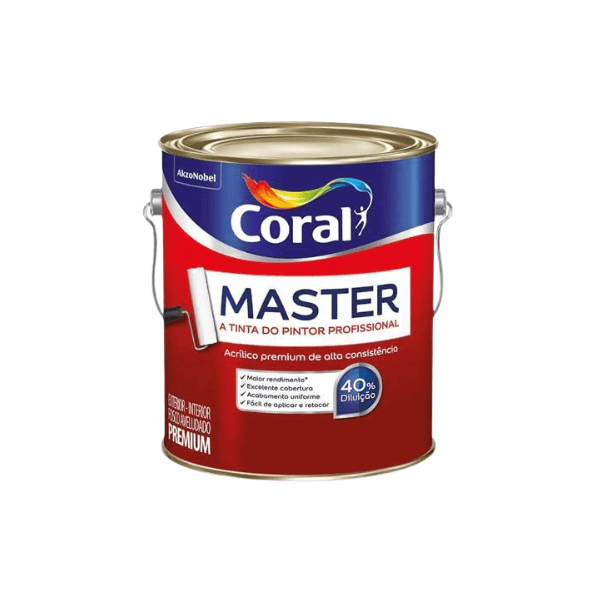 CORAL MASTER PREMIUM BRANCO 3,6L