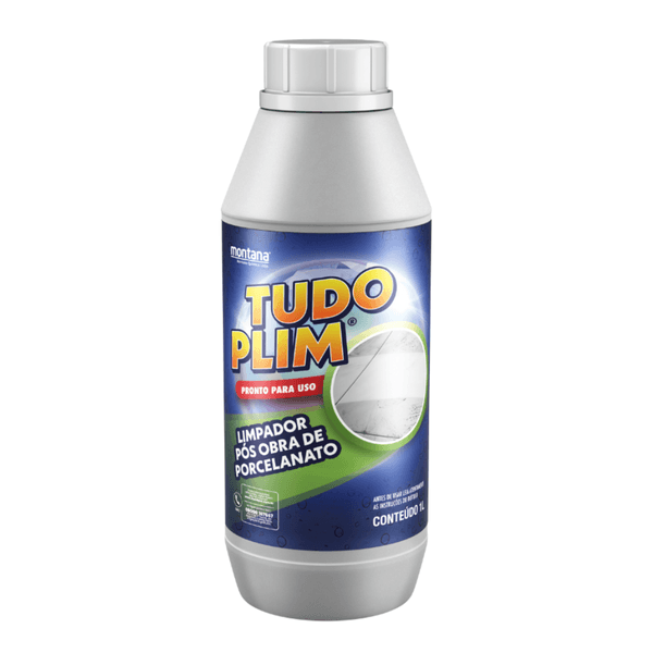 TUDO PLIM LIMPADOR PÓS OBRA DE PORCELANATO 1L MONTANA