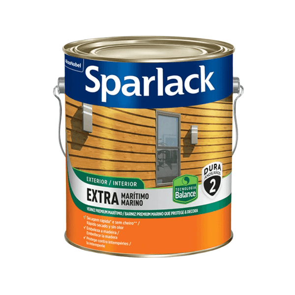 VERNIZ BASE ÁGUA MARITIMO SPARLACK ACETINADO 3,6L