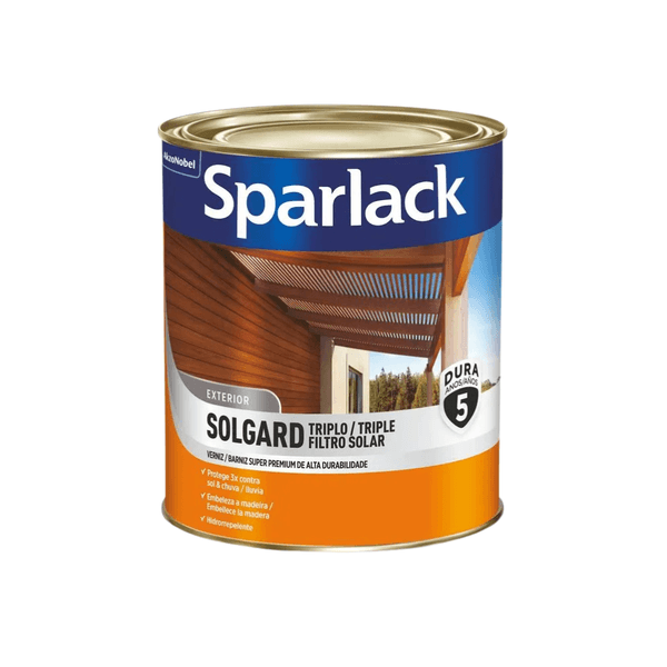 VERNIZ SOLGARD TRIPLO F.SOLAR BRILHANTE 0,9L SPARLACK