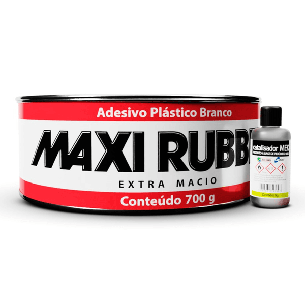 COLA PLASTICA BRANCA 700G MAXI RUBBER