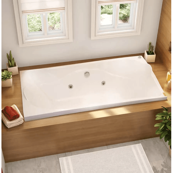 Banheira Ancona Cril Basica Branco 170x110 S/ Aquecedor