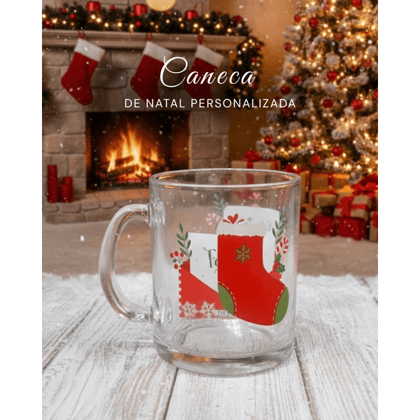 Caneca De Natal Personalizada 300ML