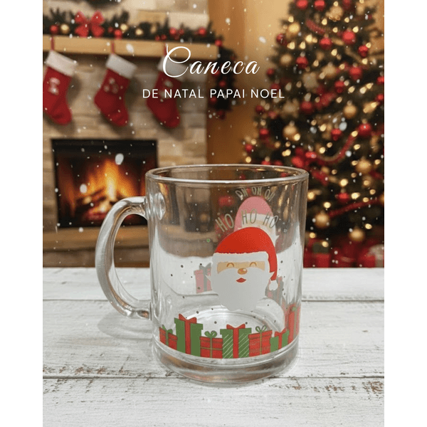 Caneca De Natal Papai Noel 300ML