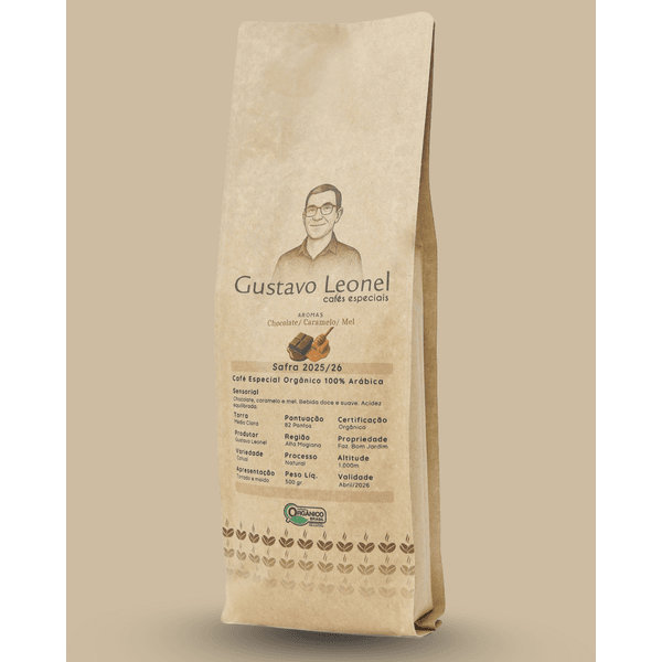 Microlote Gustavo Leonel Cafés Especiais CATUAI- Torrado E Moído 500g