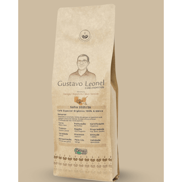 Microlote Gustavo Leonel Cafés Especiais IPR100- Torrado Em Grãos 500g